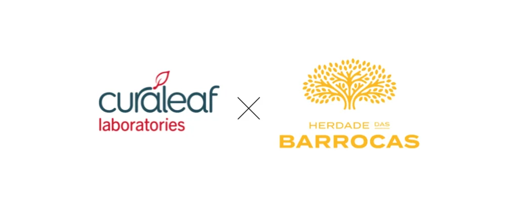 Curaleaf Laboratories and Herdade das Barrocas logos