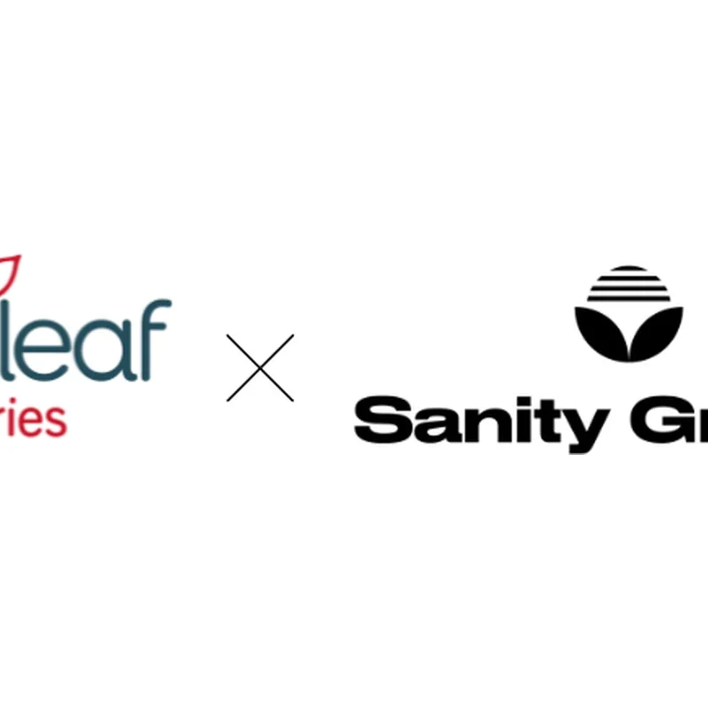 Curaleaf Laboratories and Sanity Group logos