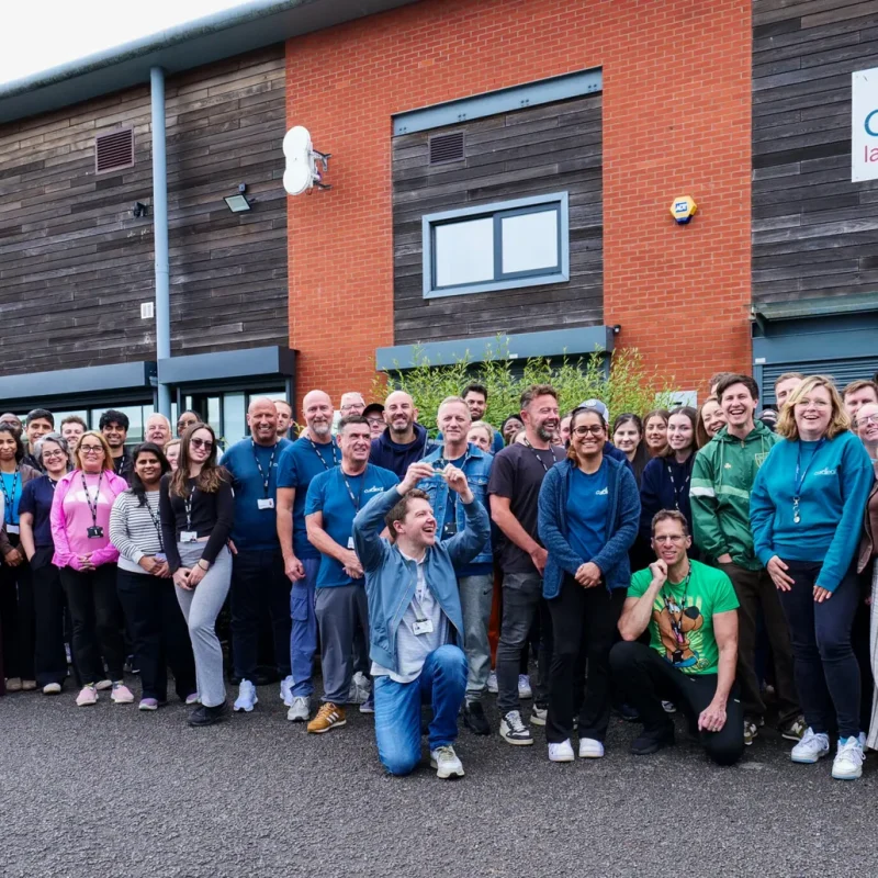 The Curaleaf Laboratories team outside their site
